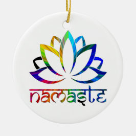 Namaste, Lotus Flower, Andlig, Ornament