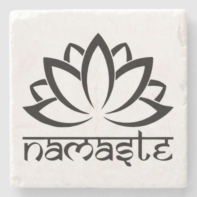Namaste, Lotus Flower, Yoga, Andlig Underlägg (Framsidan)