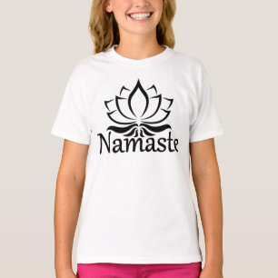 Namaste Lotus Flower Yoga Meditation Buddhist T Shirt