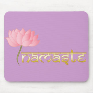 Namaste lotusblomma Mousepad Musmatta