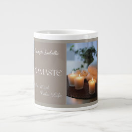 Namaste Lugn Sinne Lugnt Liv välbefinnande present Jumbo Mugg