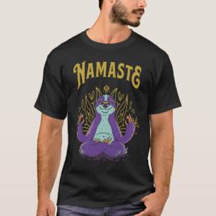 Namaste Lutfisk Yoga Meditation och Söt Träningsd T Shirt