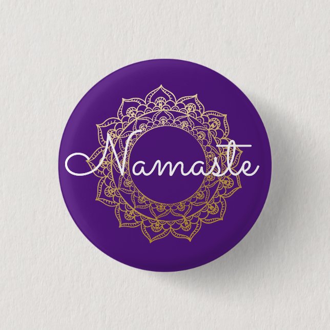 Namaste Mandala Knapp (Framsida)