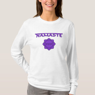 Namaste med lotusblomma och Sanskrit Tee