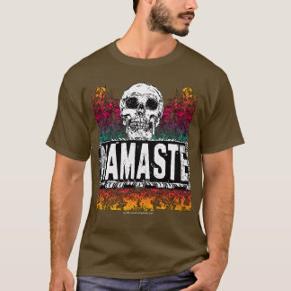 Namaste med skallen t shirt