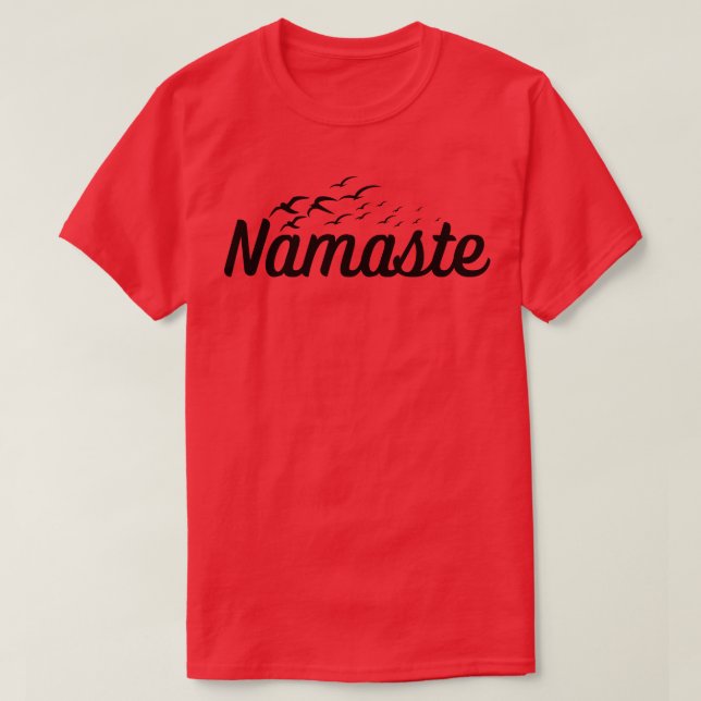 Namaste meditation t shirt (Design framsida)