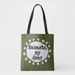 Namaste Min Kära - Grön Handväskor Tygkasse