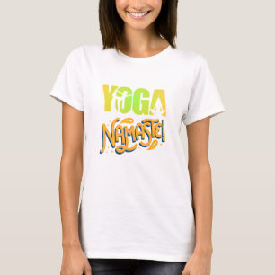 Namaste Modern Andlig Meditation Yoga T-Shirt