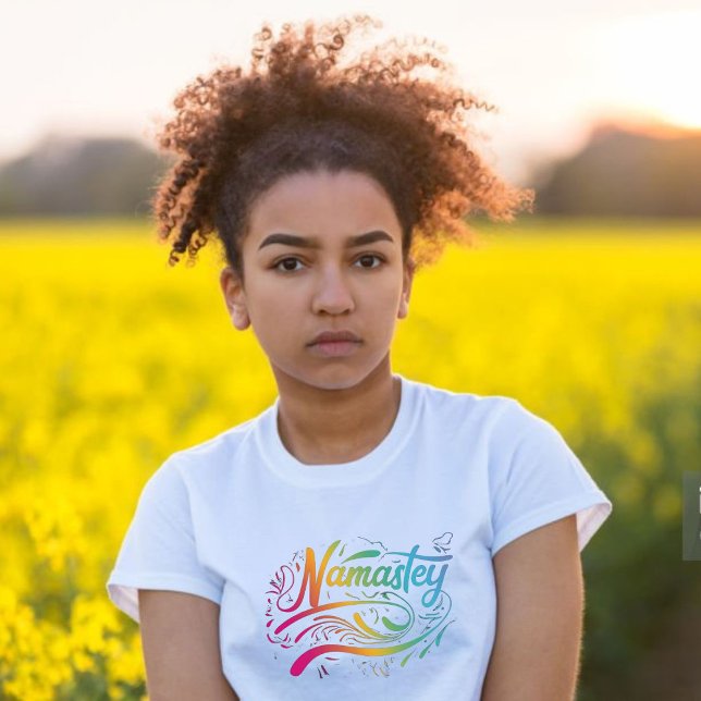 Namaste | Modern Andlig Meditation Yoga T-Shirt (Just For You)