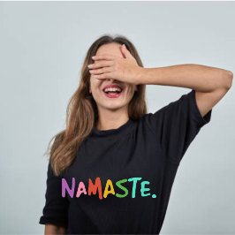 Namaste | Modern Andlig Meditation Yoga T-Shirt
