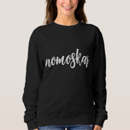 Namasté Modern Svart Meditation Andlig Yoga T Shirt