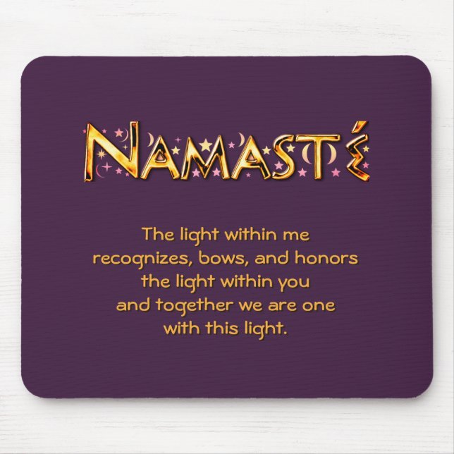 Namasté Mouse Pad Musmatta (Framsidan)