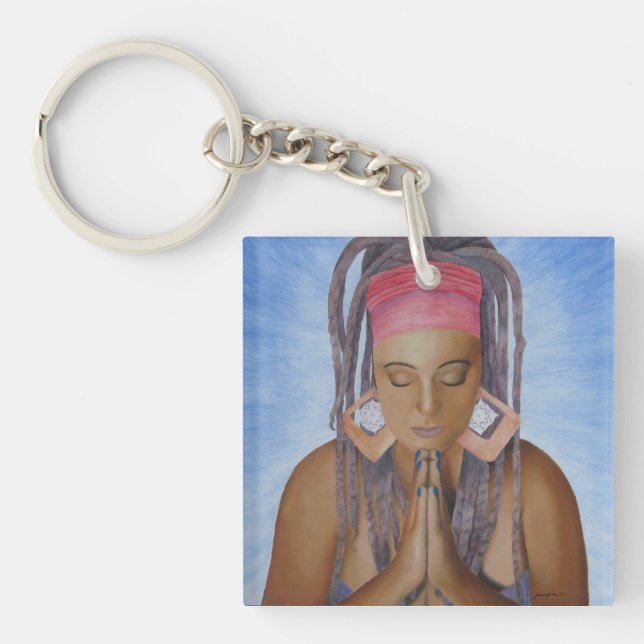 Namaste nyckelkedja (Framsidan)
