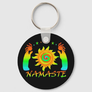 Namaste nyckelkedja nyckelring