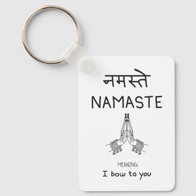 Namaste Nyckelring (Framsida)