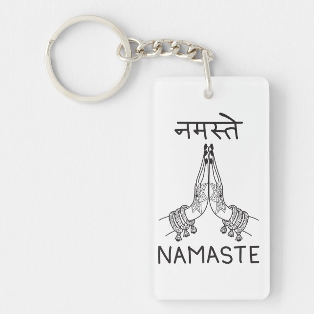 Namaste Nyckelring (Framsidan)