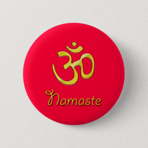 Namaste om Röd knapp bas/rotchakra