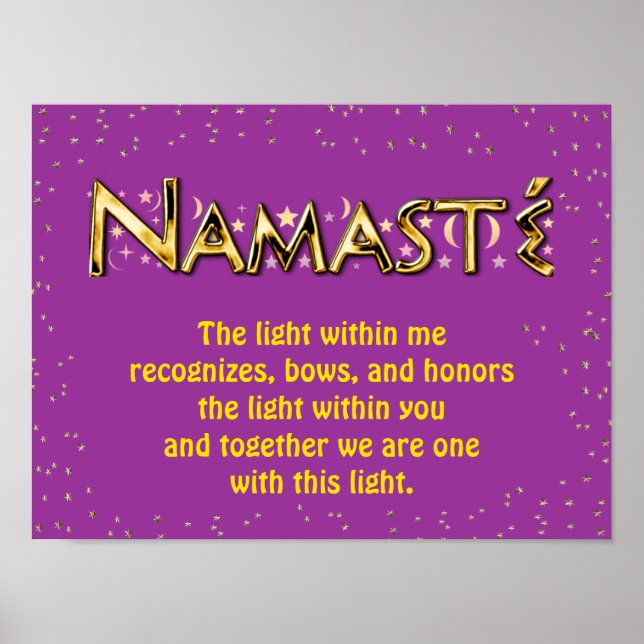 Namasté Poster (Framsidan)