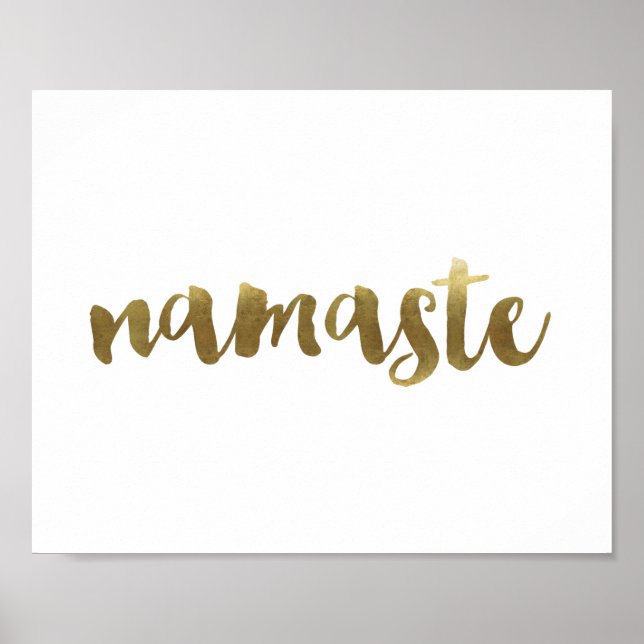 'namaste' Poster offert (Framsidan)