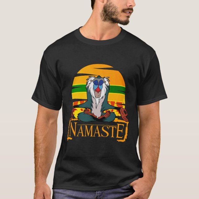 Namaste Rafiki Yoga T Shirt (Framsida)
