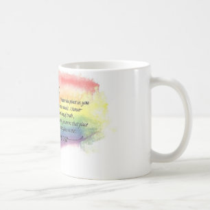 Namaste regnbåge kaffemugg
