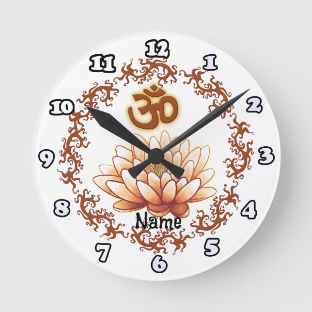 Namaste Rund Klocka (Framsida)