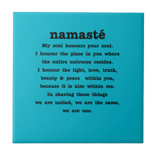 Namaste samling kakelplatta