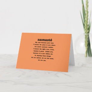 Namaste samling kort