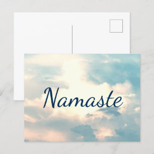 Namaste scenen Himlar Vykort
