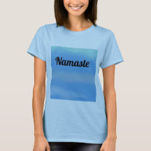 Namaste serene himlar yoga T-Shirt