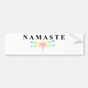 Namaste slända bildekal