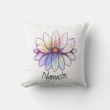 Namaste, stäng- och pastellblomma, vit