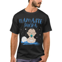 NAMASTE SUCKA lustig baby yoga zen mästare