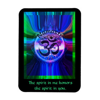Namaste symbol magnet