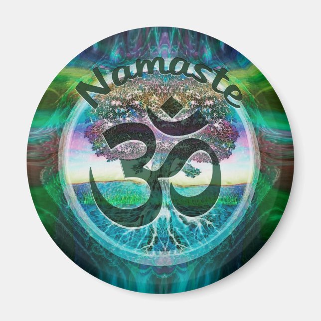 Namaste symbol magnet (Framsidan)