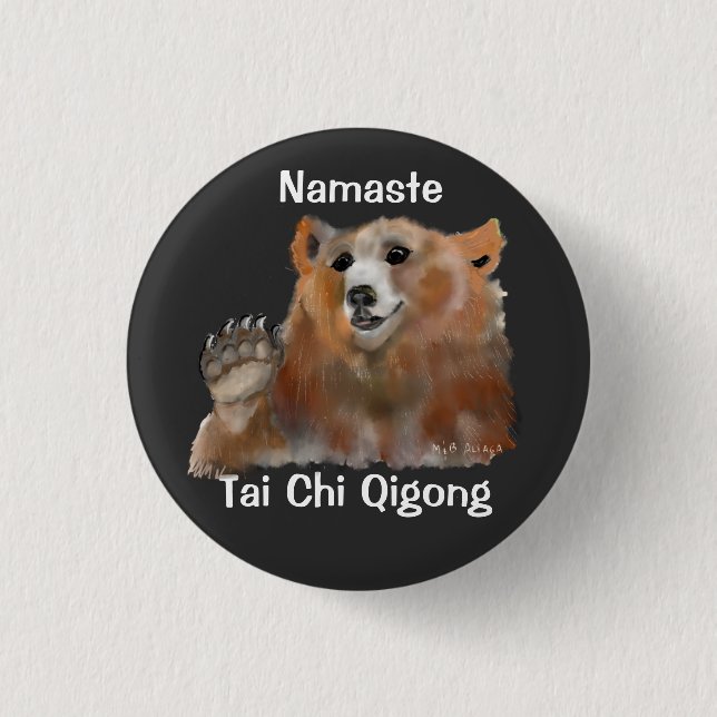 Namaste Tai Chi Qigong Bear Knapp (Framsida)