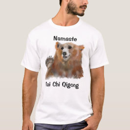 Namaste Tai Chi Qigong Bear T Shirt