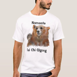 Namaste Tai Chi Qigong Bear T Shirt