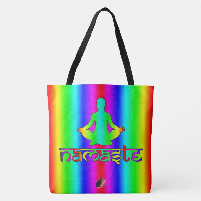 Namaste Tote Bag Tygkasse (Framsida)