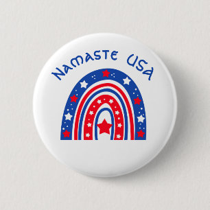 Namaste USA Patriotic Rainbow Knapp