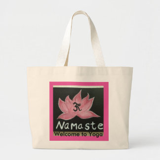 Namaste välkomnande till Yoga Jumbo Tygkasse