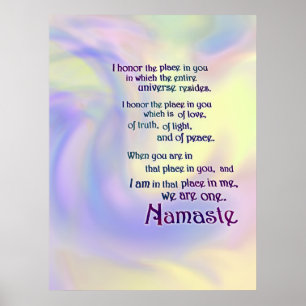 Namaste välsignelse poster