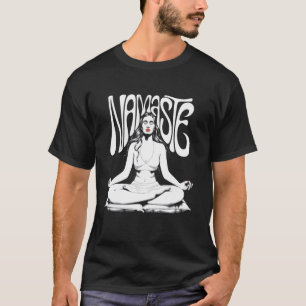NAMASTE VI ÄR EN Meditation Citat Mandala Yoga T Shirt