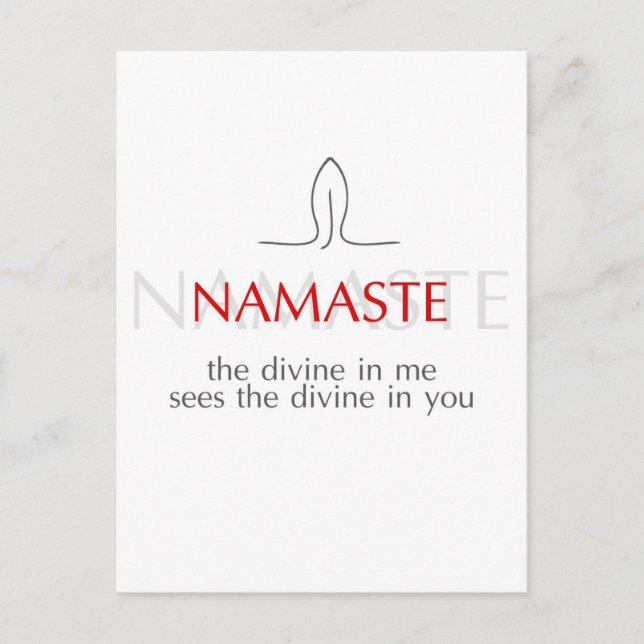 Namaste Vykort (Framsida)