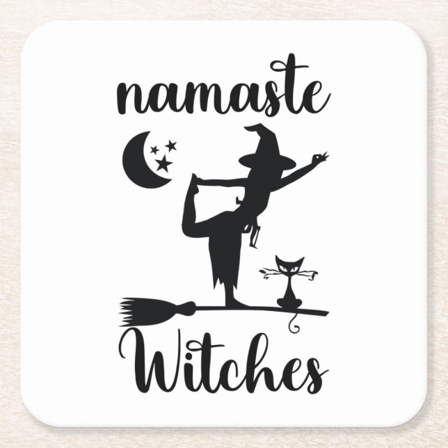 Namaste Witches Halloween Underlägg (Framsidan)