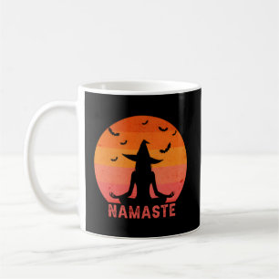 Namaste Witches Halloween Yoga Witch Kaffemugg
