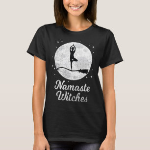 Namaste Witches Shirt Halloween Yoga Älskare Cost T