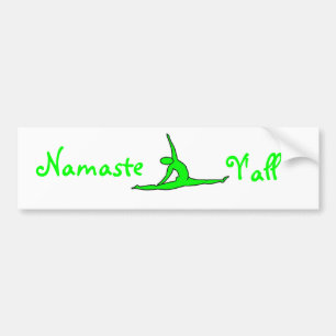 Namaste Y:s alla stötfångare Bildekal