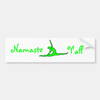 Namaste Y:s alla stötfångare Bildekal
