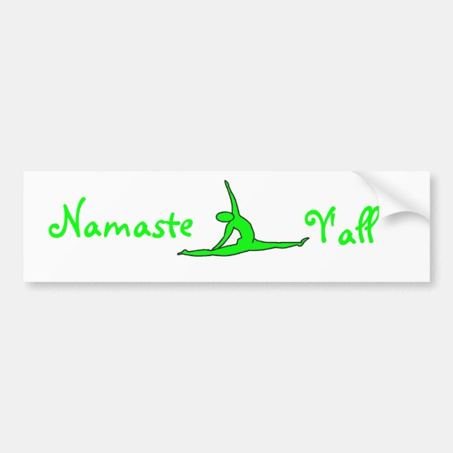Namaste Y:s alla stötfångare Bildekal (Framsidan)